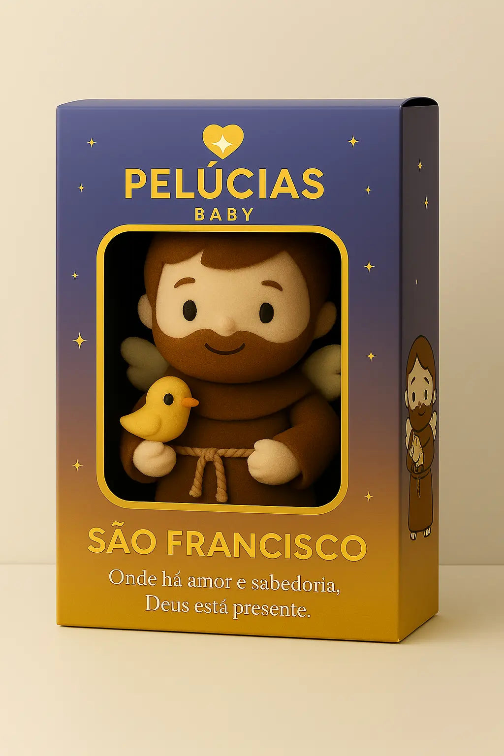 🕊️ Pelucia São Francisco — O Amigo dos Animais 42CM