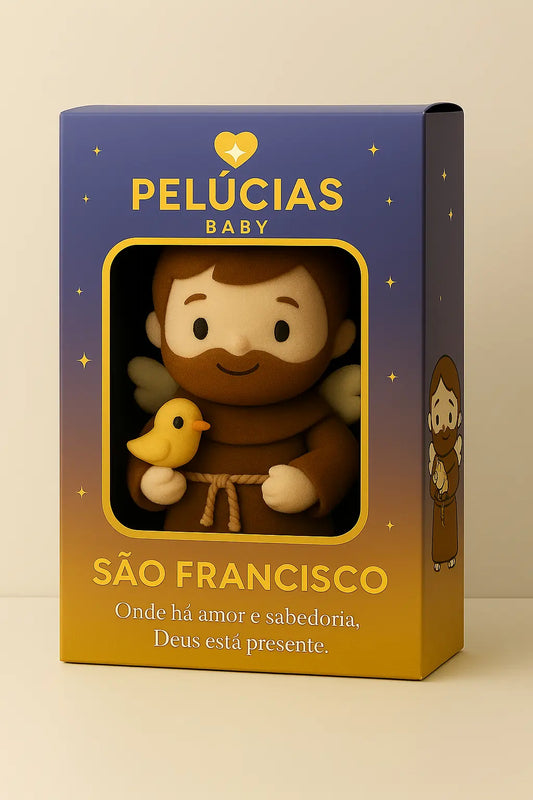 🕊️ Pelucia São Francisco — O Amigo dos Animais 42CM
