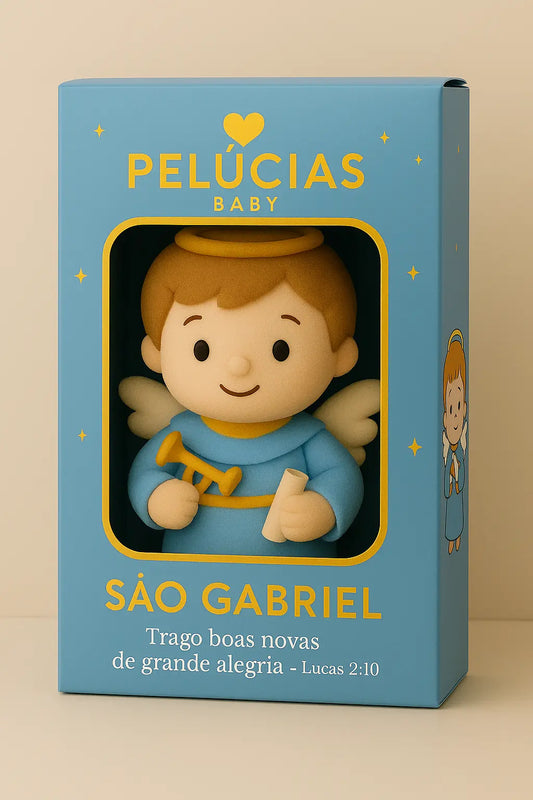 💫 Pelucia Arcanjo São Gabriel — O Mensageiro 42CM
