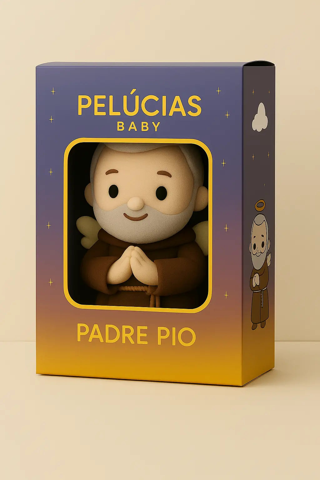 🙏 Pelúcia Padre Pio — O Amigo da Fé e da Cura