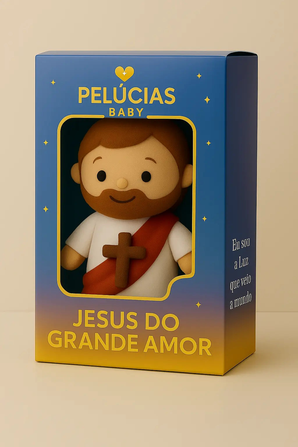 ✨ Pelúcia Jesus do Grande Amor – Pelúcias Baby (42 cm) ✨